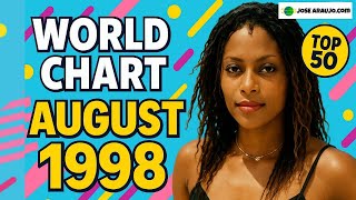 Top 50 Songs of August 1998🌍 – The Biggest Hits Around the World!
