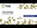 Accounting - US846 & US847 - Athlone Campus