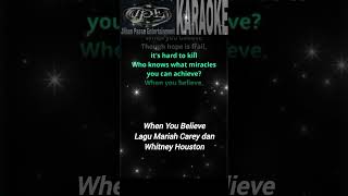 When You Believe (Mariah Carey And Whitney Houston)