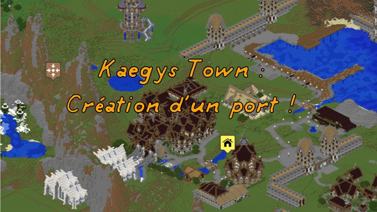 Tuto minecraft création du port ou comment faire un port ? Kaegys Town ep  17 - YouTube