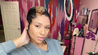 Celebrity Step by step to WRAP & CURL pixie cut Wealth