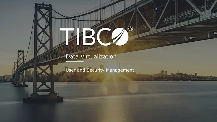 TIBCO® Data Virtualization User and Security Demonstration