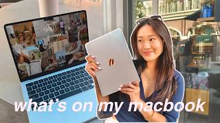 whats on my macbook as a student & creator