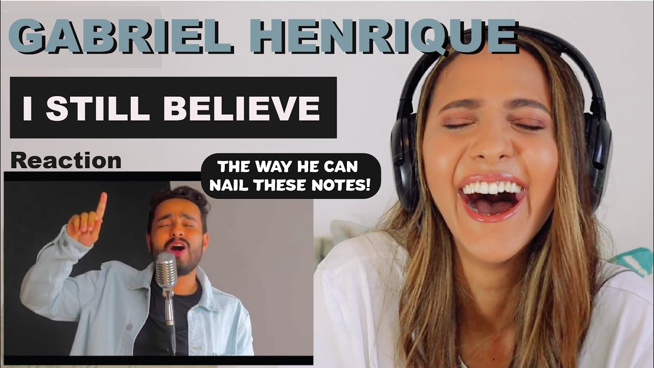 Gabriel Henrique -  I Still Believe (Cover Mariah Carey) | REACTION!!