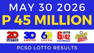 Lotto Result Today 9PM May 30 2026 PCSO