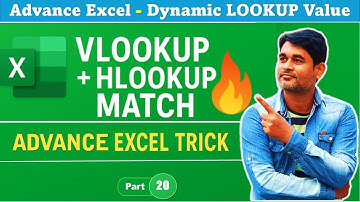 💡 Stop Using Only VLOOKUP! Learn HLOOKUP + MATCH Combo in Excel for Dynamic Lookup | P20