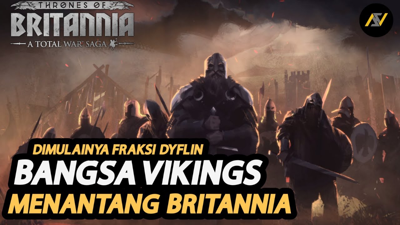 Memulai sejarah bangsa vikings di tanah Britannia #1 || Total War Indonesia