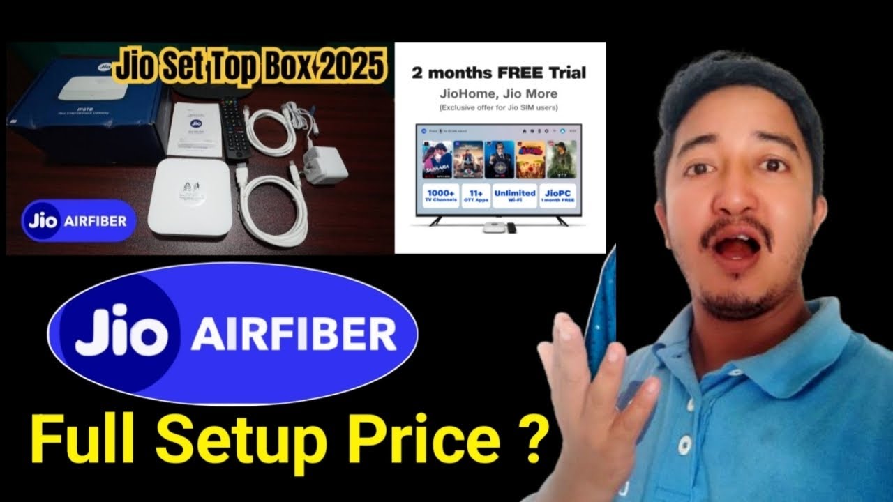 Jio Home 2 month free trial | jio airfiber full setup price | jiohome free trial 