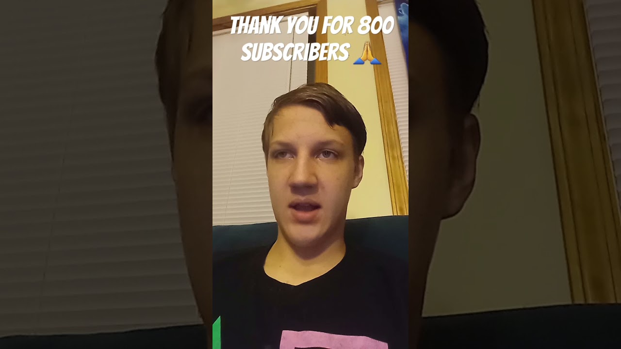 Thank you for 800 subscribers!! 🙏
