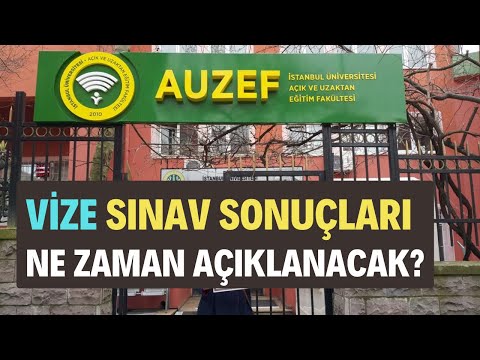 Auzef Güz Dönemi Ara Sınav Sonuçları Ne Zaman açıklanacak? Auzef Sınav  Sonuçlara Nereden Bakılır?