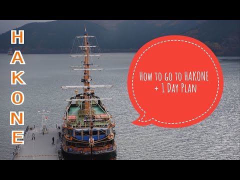 (ENG SUB) From Kawaguchiko To Hakone By BUS + 1 Day Plan- Owakudani, Pirate Cruise, Hakone Shrine