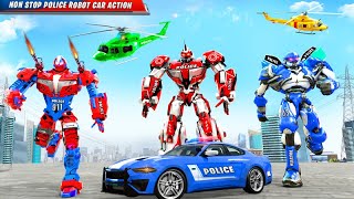 Police Robot Car Game: Transform Drone Robot Games Roadster Inc - 3D Games Action Gameplay 2 screenshot 4