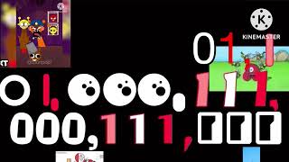 Binary numbers 0 to septillion with sound 2/2 final