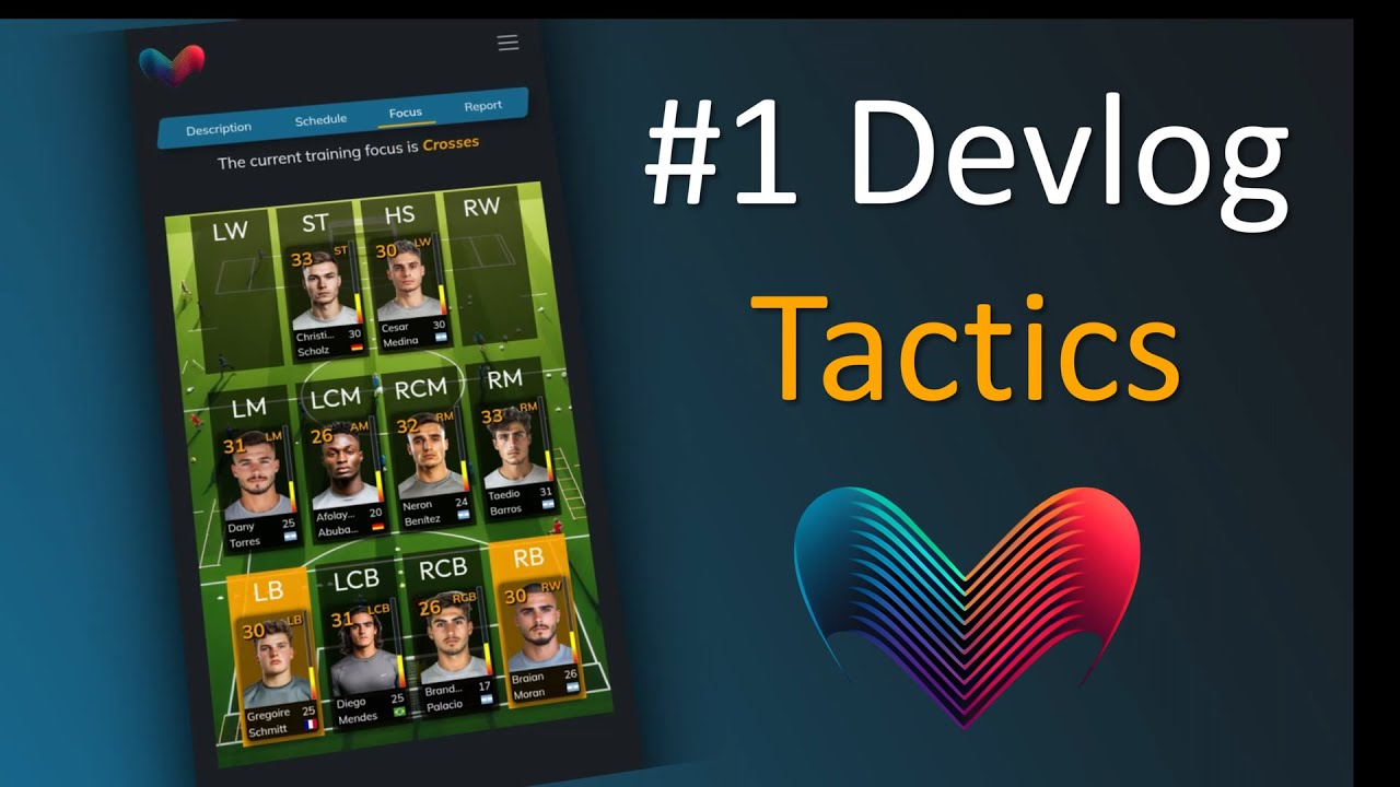 PULSE Football Manager - #1 Devlog (EN) – Matchday Selector & Tactical ...