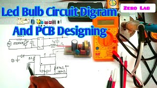 Led Bulb Circuit Digram PCB Designing & Working Theory With Components Details