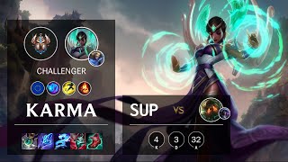 Karma Support vs Nautilus - EUW Challenger Patch 11.6