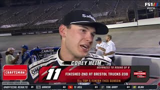 LAYNE RIGGS WINNING INTERVIEW + HEIM POST RACE INTERVIEW - 2024 UNOH 200 - 2024 NASCAR TRUCK SERIES