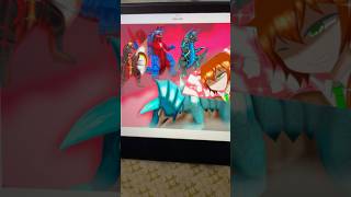 Kaiju girl Agira vs Zaigorg and his army #ultraman #anime #art