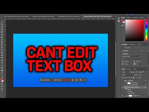 Cant Edit Text
