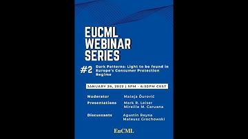 Webinar #2 Dark Patterns: Light to be found in Europe’s Consumer Protection Regime View Details