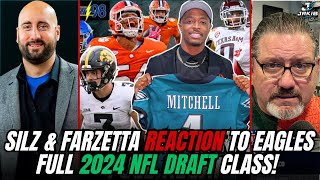 Marc Farzetta REACTS to Eagles 2024 Draft Class, Trotter Jr. Landing in Philly, Howie Szn & more