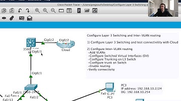 Configure Layer 3 Switching and Inter VLAN Routing Part ONE