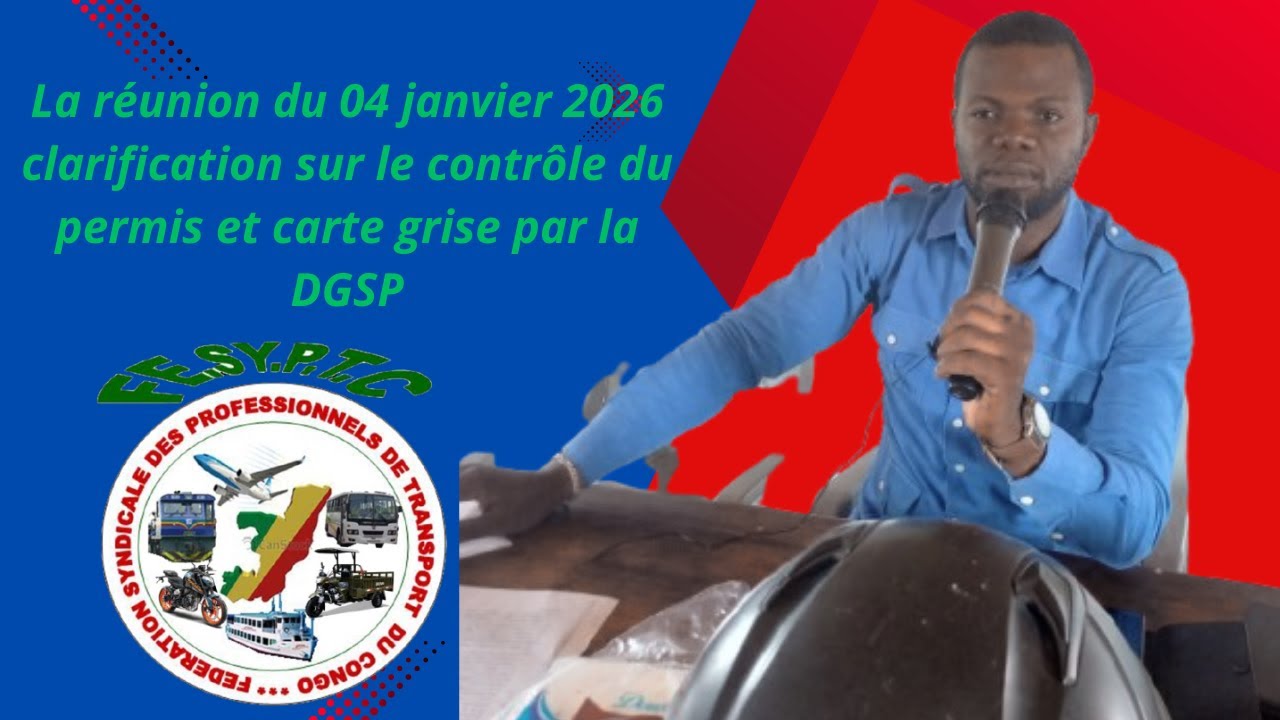Réunion du 4 janvier clarification sur le contrôle des permis et cartes grises