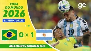 BRASIL 0 X 1 ARGENTINA | MELHORES MOMENTOS | ELIMINATÓRIAS DA COPA DO MUNDO | ge.globo image