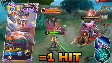 CLINT 1 HIT DELETE BUILD & EMBLEM 2025!! (MUST TRY💀) - MLBB