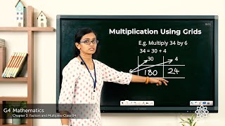 Grade 4 Mathematics Chapter 3 Class 4 Multiplication using grids