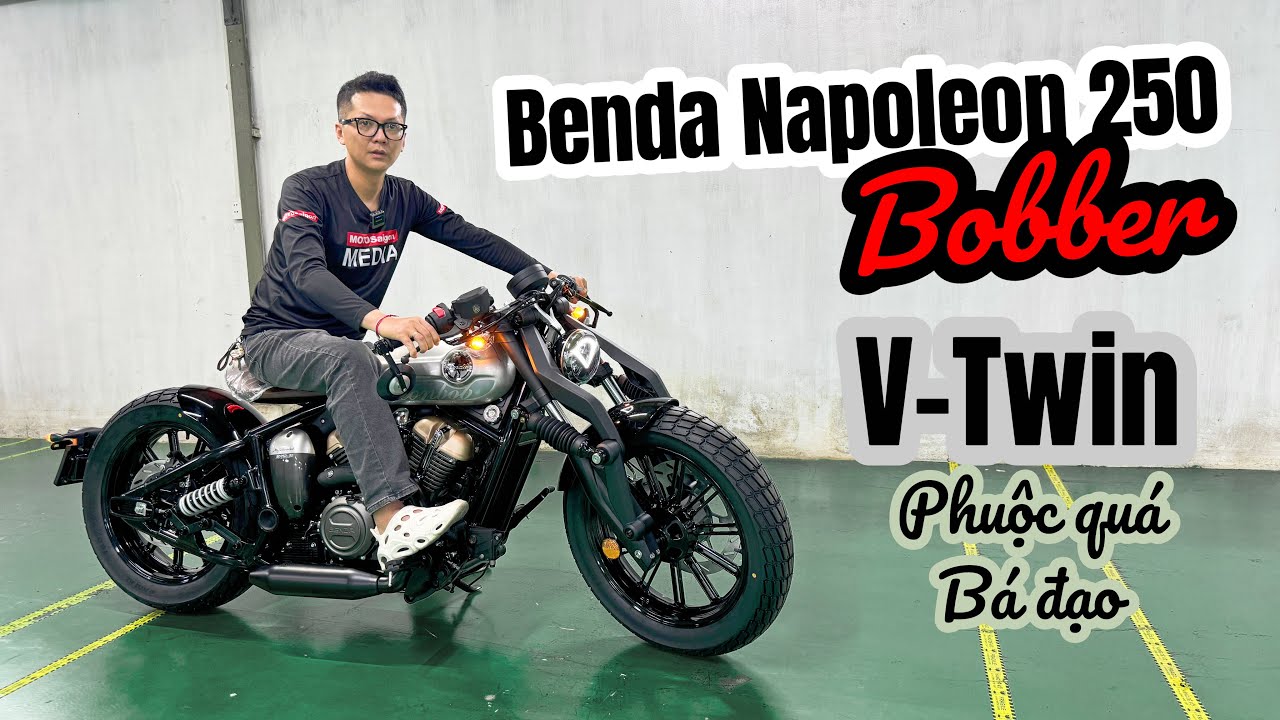 Đánh giá Benda Napoleon 250 Bobber đã về Việt Nam giá xe 16x