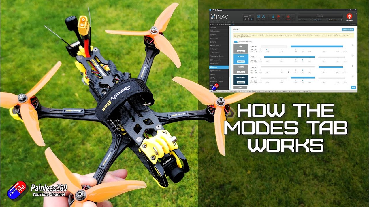 INAV and Betaflight MODES Tab Setup Explained (Patreon Request) - YouTube