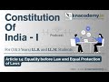 Article 14 | Equality before Law and Equal Protection of Laws