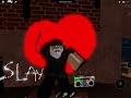 Homeless man dancing