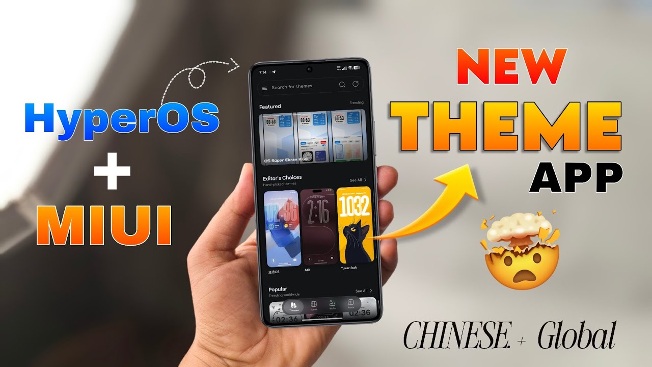 NEW THEME App In Xaiomi HyperOS + Miui User's - Now Chinese Theme Apply Now Easily 💥