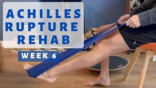 Achilles Tendon Rupture Non Surgical Recovery Week 6 to 10