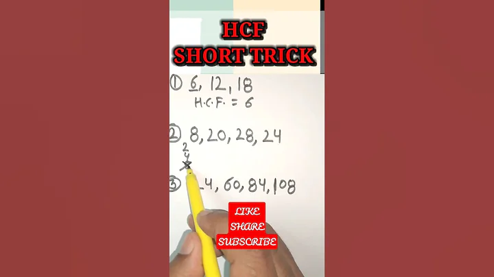 SHORT TRICK OF HCF🔥 | VEDIC MATH | 8 20 24 28 |  #shorts #easy #hcf #maths #education