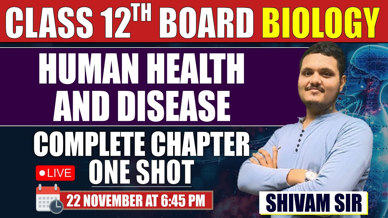 Human Health And Disease || Class 12 Biology One shot || NEET | NCERT ...