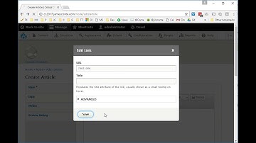 Bug in D8 Editor Advanced link module causes redirect