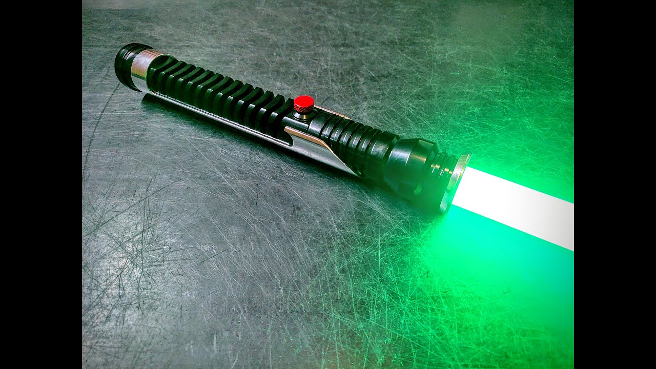 Qui-Gon Jinn Ep1 TPM Lightsaber FX demo - Proffie+ Pixel