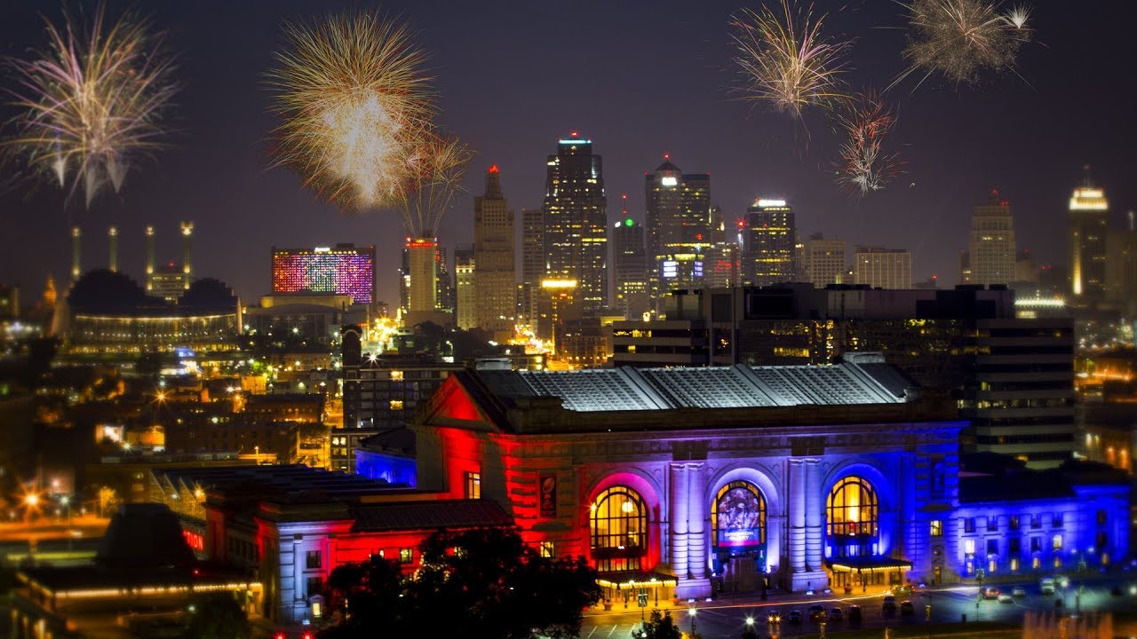 Kansas City Fireworks in Slow Motion YouTube