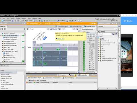 SIEMENS S7-1200 PLC PROGRAAM VIA TIA PORTAL SOFTWARE HOW UPLOAD AND DOWNLOAD  URDU HINDI LECTURE 5