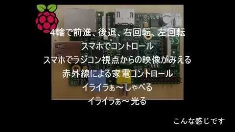Raspberry Pi を使っていたずらロボットを作ってみた