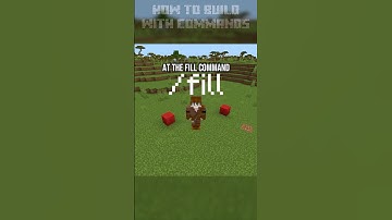 The Power of The ‘/fill’ Command | #commands #commandstutorial #minecraftbedrock