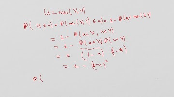 Minimum of two uniform random variables asked by Google.