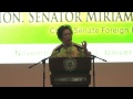 Miriam at the Trinity University of Asia (6 November 2014)