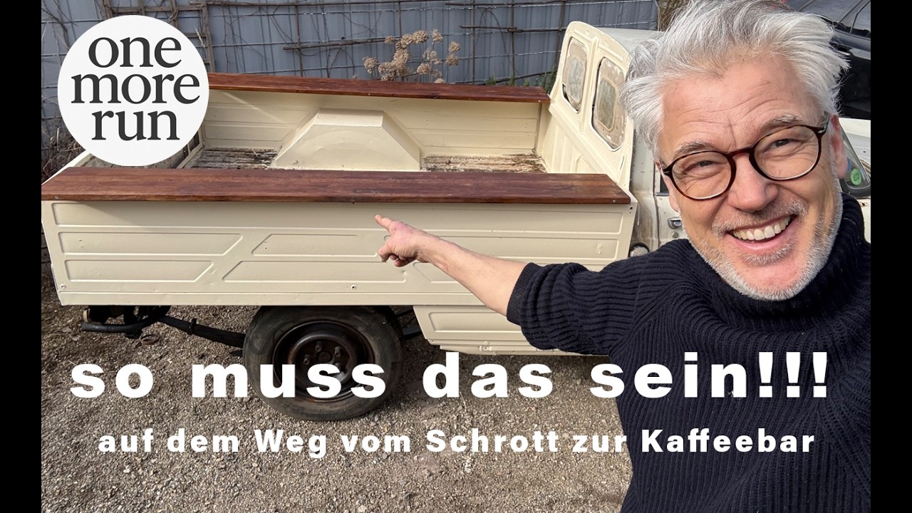 Vom Schrotthaufen zur Kaffeebar! Wie cool ist das denn!?