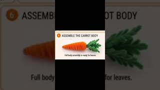 fuzzy wire carrot craft full tutorial. pipe cleaner carrot DIY.#craftyverse #🥕🥕🥕🥕
