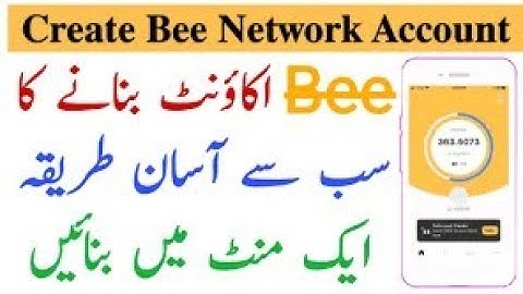 Bee network account create