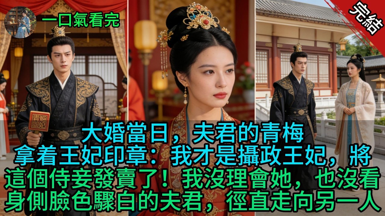 【原創小說已完結】大婚當日，夫君的青梅拿着王妃印章：我才是攝政王妃，將這個侍妾發賣了！我沒理會她，也沒看身側臉色驟白的夫君，徑直走向另一人
